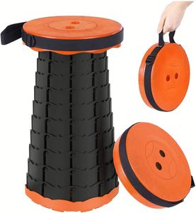 Tabouret de camping pliable télescopique moderne en plastique, portable et rétractable, vente en gros - Product Image 1