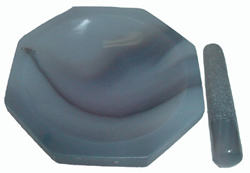 เครื่องบดปูนอาเกตแบบอัตโนมัติในห้องปฏิบัติการพร้อมครกอาเกตและสาก5" - Product Image 5