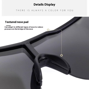 Cycling <b>Glasses</b> Men Full Rim <b>Polycarbonate</b> Lens UV Protection Anti Slip Outdoor Sports Sunglasses PC goggles Reflective - Product Image 6