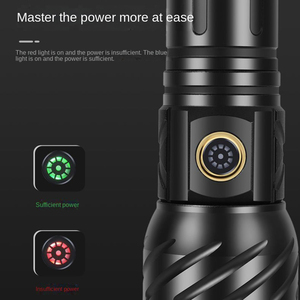 Linterna Led táctica de aleación de aluminio superbrillante, lámpara de acampada recargable por <span class=keywords><strong>USB</strong></span> de largo alcance de 1KM, linterna de caza de 3000lm - Product Image 5