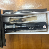 Dispositivo de Seguridad 3 en 1, Popular y en Oferta, Combina Linterna LED y Puntero Láser, Portátil y Ligero, Linterna Tipo 288 para Exteriores