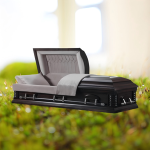 Гроб из массива вишневого дерева в американском стиле для взрослых и детей – прочные, настраиваемые товары для ритуальных услуг - Product Image 5