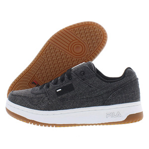 Scarpe da Skate Fila T-2 Snow White Denim Colore Carbone per Ragazzi Taglia 11 - Product Image 1