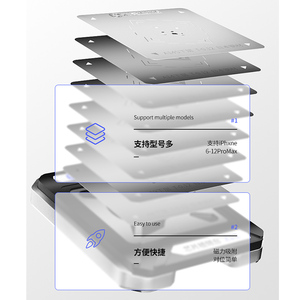 <span class=keywords><strong>Plataforma</strong></span> de Reballing BGA para CPU Mijing Z21 Pro 8 en 1, Kit de Reparación para A8 <span class=keywords><strong>A9</strong></span> A10 A11 A12 A13 A14 A15 con Plantilla MJ Z21 - Product Image 6