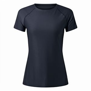 T-shirt vierge en coton lourd tricoté, coupe décontractée, 220g, certifié BSCI OEKO-TEX Standard 100, personnalisable pour homme (OEM) - Product Image 1