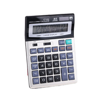 Calculatrice graphique en plastique à double alimentation écologique avec calendrier pour le bureau et l'école
