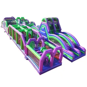 custom outdoor giant Inflatable obstacle course for adult Inflatable obstacle course for kids