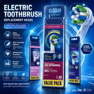 Têtes de rechange pour <span class=keywords><strong>brosse</strong></span> à dents électrique, multi-variantes, douces, nettoyantes en profondeur, au <span class=keywords><strong>charbon</strong></span>, pour enfants, pour usage hôtelier et extérieur, couleur - Product Image 4