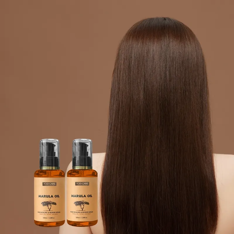 OEM Hair Repair Essence Moisturizing Marula Oil Hair Serum Essence For Frizzy Hair