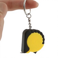 Mini-tournevis à ruban personnalisé en acier, porte-clés, outil de mesure rétractable de 1 mètre, logo personnalisé imprimé, cadeaux promotionnels