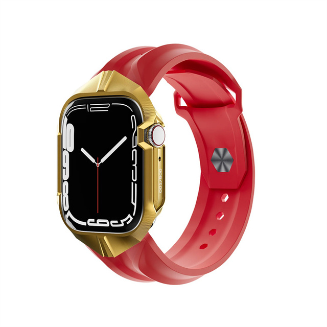 High Quality Aerospace Grade Gold Titanium Apple Watch Series 4/5/6 Case