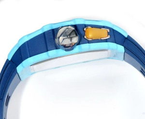 Reloj Deportivo de Lujo para Hombre, Modelo 3503, Color <span class=keywords><strong>Azul</strong></span> Zafiro, Ultra Ligero, de Fibra de Carbono, Mecánico Automático, Estilo Hip-Hop - Product Image 5