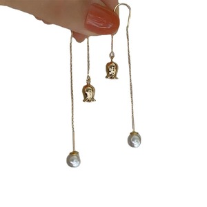 9347 Accessoires de mode DIY en perles, ensemble en argent S925 avec support vide, pendentif et boucles d'oreilles en or et argent, 9 accessoires - Product Image 5