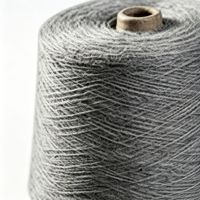 KY T50 100% Ring-Spun Polyester Yarn 40S/1 Eco-Friendly S-Twist #5 Grey Raw Strength 480 Evenness 16% Sewing Knitted Products