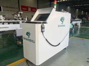 Línea de Producción con Rodillo Transportador y Máquina CNC para Orificios de <span class=keywords><strong>Bisagra</strong></span> de Cerraduras Automáticas, Centro de Procesamiento de Paneles de Puertas de <span class=keywords><strong>Doble</strong></span> Cara - Product Image 4