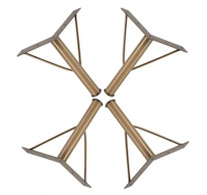 Pieds de table en fer doré moderne, pieds de meuble en fer pour salle à manger/cuisine/salon/chambre pour chaises salles de bain - Product Image 4