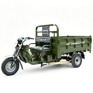 200cc Gasoline Tricycle Two-seater Three Wheel Car With Reinforced <b>Box</b> Motorcycle Dump Truck for Sand and Stone Transport - Product Image 1
