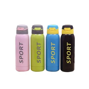 Pop Up Lid Funny Cute 500ml Double Wall Stainless Steel Vacuum Insulated Coffee Mug Travel Tumbler Sports Flask Thermo
