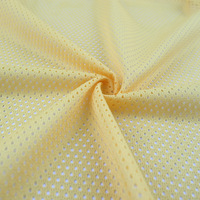 Tela de Malla de Poliéster 100% de 120GSM, Tejido de Punto con Orificios Triangulares, Transpirable y de Secado Rápido para Camisetas Deportivas y Disfraces Reflectantes