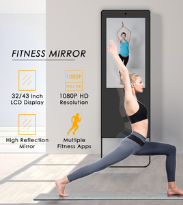 32 inch 4k thông minh ai tập thể dục tập thể dục gương ma thuật màn hình cảm ứng <span class=keywords><strong>Android</strong></span> OS điều khiển bằng giọng nói treo tường trong nhà - Product Image 2