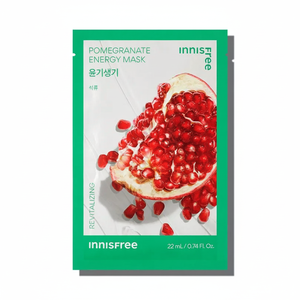 แผ่นมาส์กหน้าเสริมพลังทำจากทับทิมของ Innisfree 1ชิ้น - Product Image 2