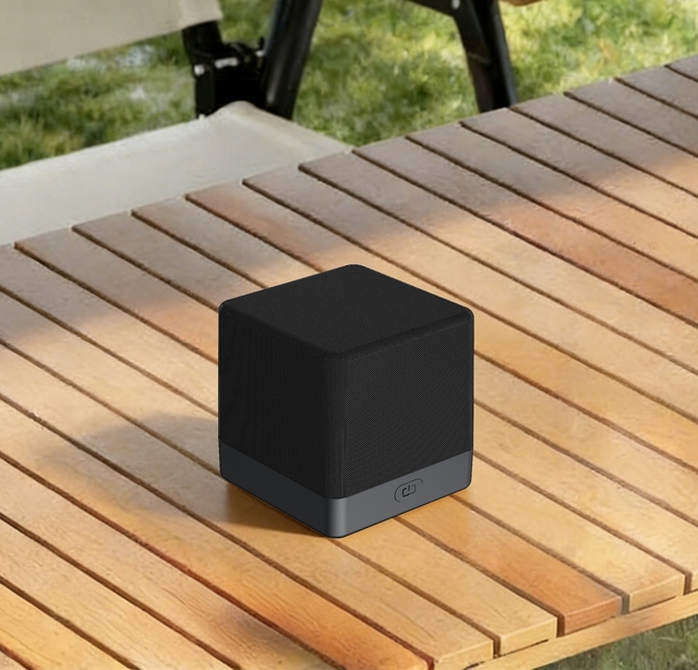 Mini Cube Bluetooth Speaker Portable Wireless Speaker Waterproof Stereo Bass Audio Speaker with Carry Strap Travel Use