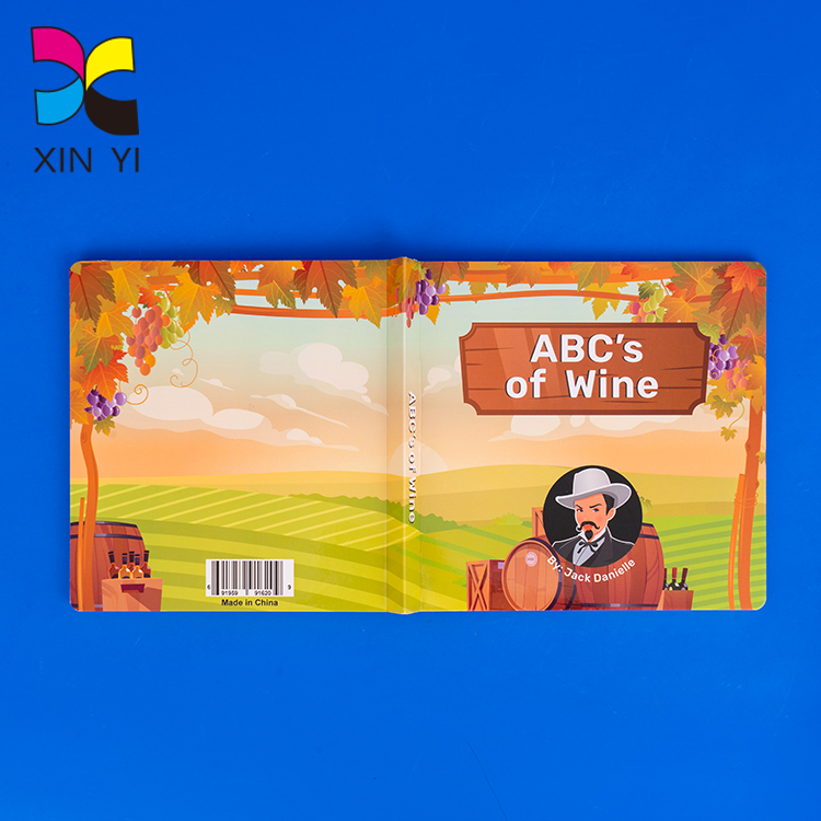 Guangzhou factory custom hardback baby board book printing for kids