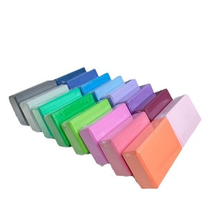 Bán buôn Đen Yoga khối 3*6*9inch EVA Yoga khối mật độ cao <span class=keywords><strong>TPE</strong></span> bọt Yoga khối với logo - Product Image 1