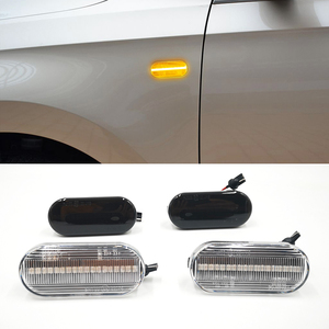 Accessoires de signalement de voitures, feu de <span class=keywords><strong>clignotant</strong></span>, marqueur latéral dynamique, pour Volkswagen VW Bora <span class=keywords><strong>Golf</strong></span> 3 <span class=keywords><strong>4</strong></span> Passat 3BG Polo SB6, 2 pièces - Product Image 1