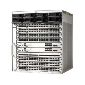 New Catalyst 9400 Series 10 Slots Chassis Switch C9410R Enterprise Switch Chassis with Network Interface Cards