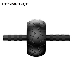 Ab <b>Wheel</b> <b>Exercise</b> Roller Anti Slip Handle For Home Office Outdoor Fitness Abdominal Muscle Trainer Unisex 1kg PP Material - Product Image 4