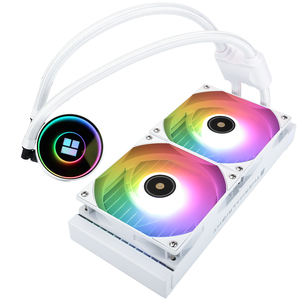 Dissipatore AIO Thermalright Frozen Notte 240 BLACK WHITE ARGB V2 con ventole TL-E12-S 2000 RPM±10% per CPU AM5/AM4 LGA1700/1851/2066 - Product Image 2