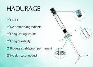 Prix d'usine Hadurage Derm 1ml Filler HA Gel injectable pour l'augmentation des lèvres, la correction des rides et le rajeunissement du visage - Product Image 6