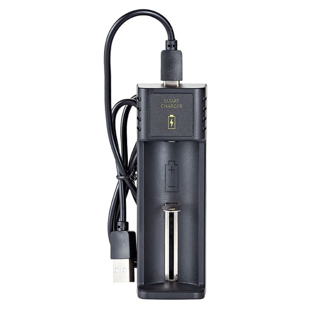 18650 Charger Single Slot 3.7V Lithium Battery 4.2V Battery Smart Charger