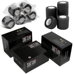 ضمادة لاصقة ذاتية غير منسوجة بالجملة، ضمادة مرنة متماسكة للرياضة، غطاء لاصق للوشم - Product Image 1