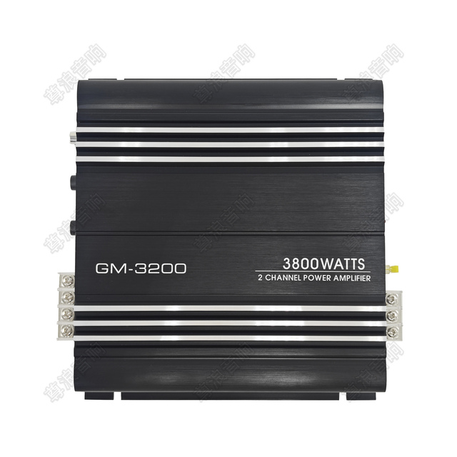 USA Market 2-Channel Class AB Monoblock Digital Car Amplifier 2-Way Audio Amplifier with Crossovers Car Power Subwoofer