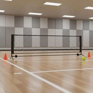 Direct usine : Filet de paddle-ball portable avec châssis pliable, pour jeunes, équipement de jeu actif pour camp, avec piquet central anti-affaissement - Product Image 1