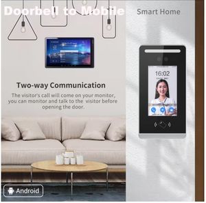 Sistema de <span class=keywords><strong>Videoportero</strong></span> <span class=keywords><strong>IP</strong></span> Multi-Unidad con Reconocimiento Facial, Control de Acceso a Portones y Entrada para Apartamentos y Villas - Product Image 5