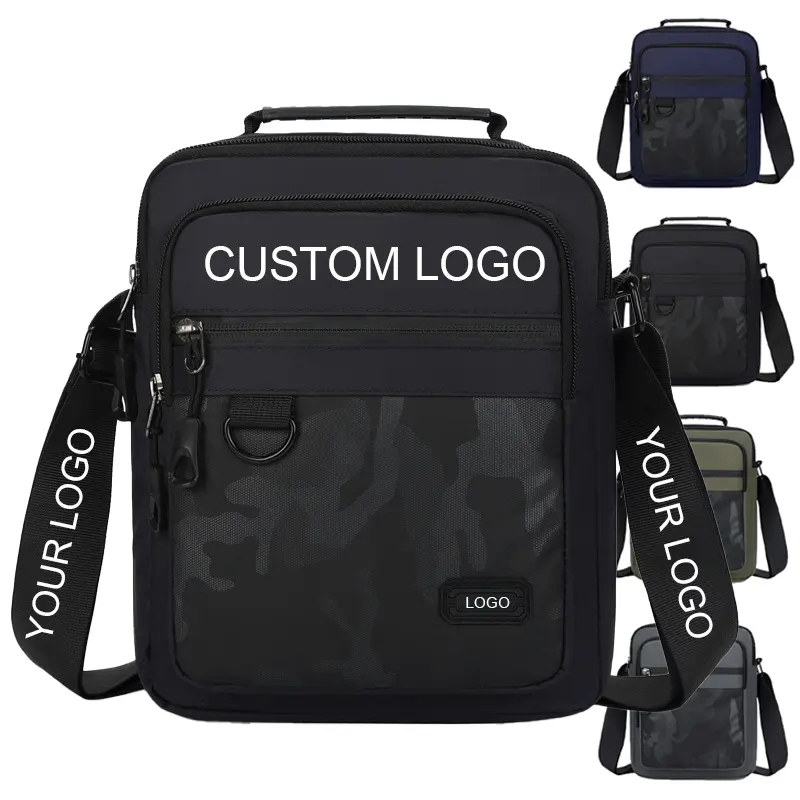 OEM Design luxury messenger bag Custom cross body bag mens leather messenger shoulder crossbody men's shoulder bags