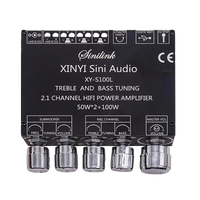 XY-S100L 2.1 Channel untuk Modul Papan Penguat Audio dengan Antarmuka USB/AUX Subwoofer Nada Tinggi dan Rendah