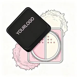 Polvo Fijador de <span class=keywords><strong>Maquillaje</strong></span> Facial Profesional Easy Bake Fragrance, Logotipo Personalizado, Corrector Impermeable, Control de Grasa, Protector Solar Mineral - Product Image 4