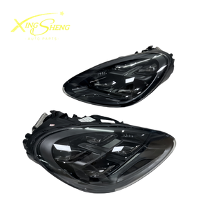 Faros Delanteros LED de Cuatro Puntos con Fondo Negro, de Alta Calidad y Gran Venta, para Porsche Cayenne, Actualizados - Product Image 1