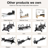 Machine de Pilates Megaformer de luxe JOYFIT, Reformer de fitness, construction en alliage d'aluminium, machine professionnelle pour studio et salle de sport