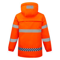 USB Batterie Chauffante Manteau D'hiver Veste pour Femmes Hommes Imperméable Haute Visibilité Toile Stand Collar Casual pour Travail Construction 6XL