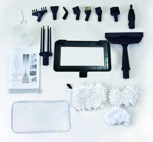 Vadrouille à <span class=keywords><strong>vapeur</strong></span> électrique portable à haute température 12 1 avec tête triangulaire pour voitures et canapés - Product Image 4