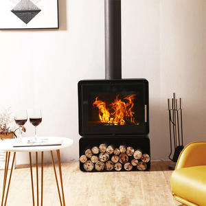 Chauffage intérieur à haute efficacité Poêle à <span class=keywords><strong>bois</strong></span> en acier au carbone autoportant Cheminée Poêle à <span class=keywords><strong>bois</strong></span> d'excellente performance - Product Image 3