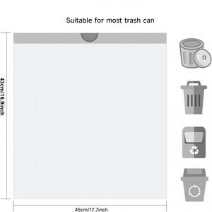 ถุงขยะแบบมีเชือกผูก แข็งแรง ทนทาน สำหรับใช้ในร้านค้าและเชิงพาณิชย์ - Product Image 1