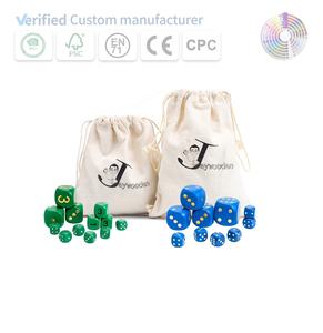 <strong>Personalised</strong> Luxury Wooden Dice <strong>Set</strong> 10pcs Handmade Mixed Polyhedral Cubes (D4 D8 D10 D20) with Bag for DND Custom DIY Game Dice - Product Image 2