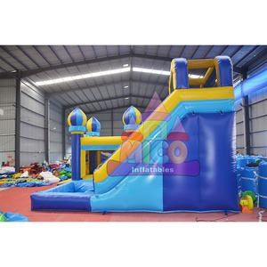 Château gonflable classique avec toboggan aquatique, aire de jeux gonflable en PVC de qualité commerciale, château gonflable pour enfants - Product Image 5