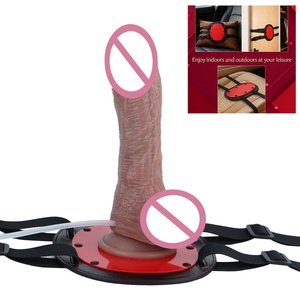 S8050-ZS Dual-Layer Squirting <b>Dildo</b> With Adjustable <b>Dildo</b> Cushion Suction Cup Harness Strapon Ejaculating Anal Plug Sex Toys - Product Image 1